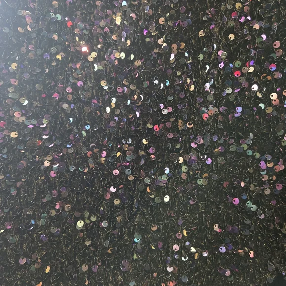 Elegant Black Sequin Backless Dress - Picture 4 of 5